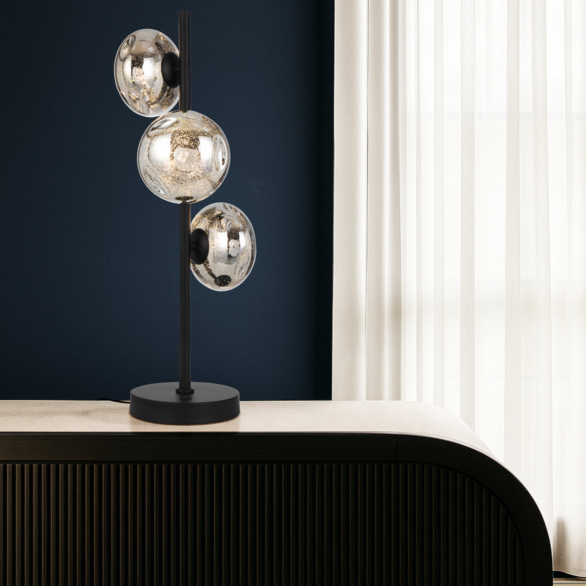 Varlin Table Lamp Black - VARLIN TL3-BKMR