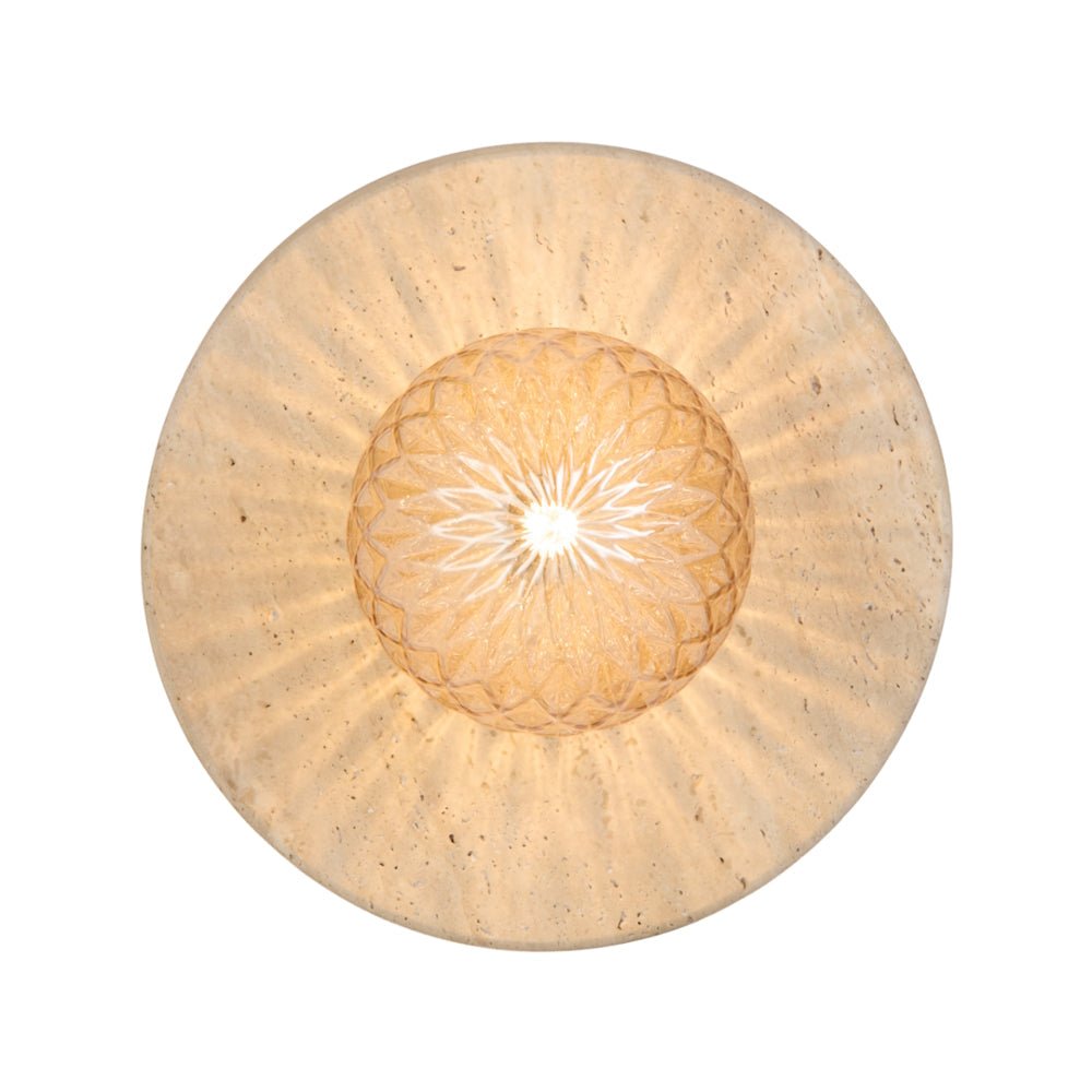 Varon Wall Light Beige & Amber - VARON WB-BEAMT