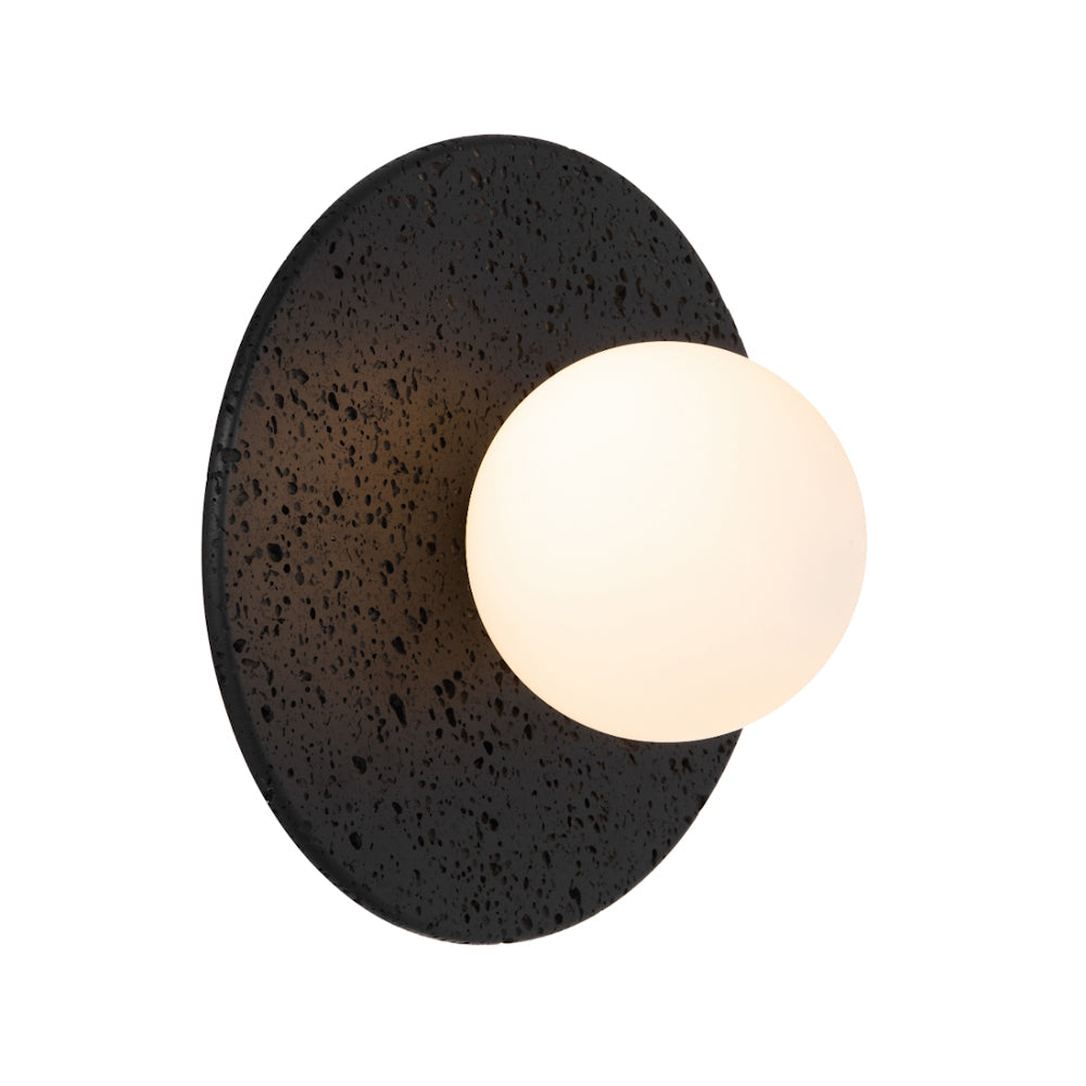Varon Wall Light Black & Opal Matt - VARON WB-BKOM