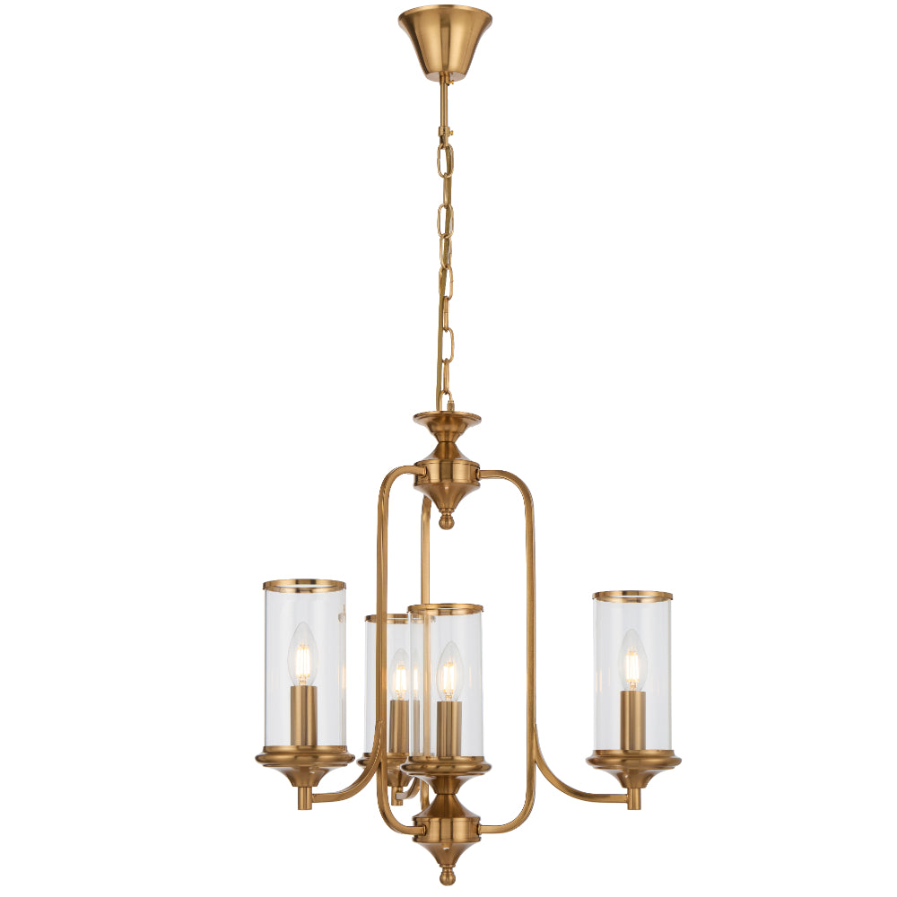 Velden 4 Light Pendant Copper - VELDEN PE04-CP