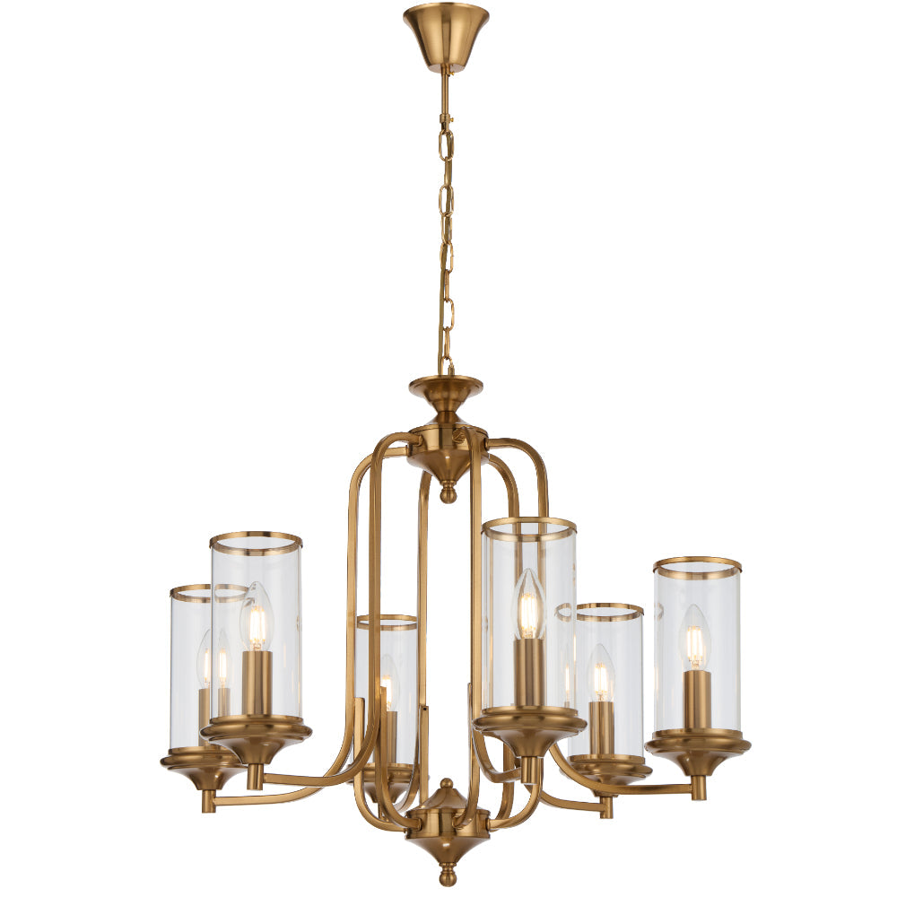 Velden 6 Light Pendant Copper - VELDEN PE06-CP