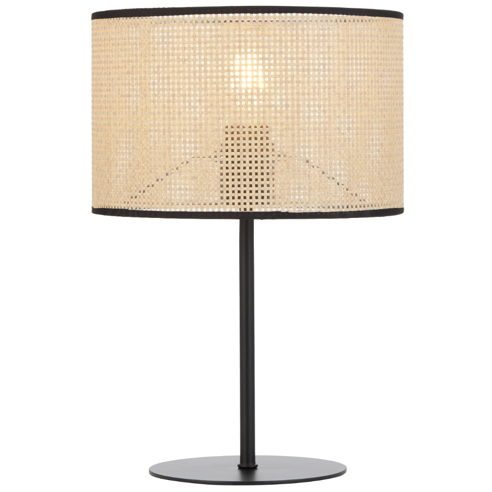 Velice Table Lamp Black & Natural - VELICE TL-BK