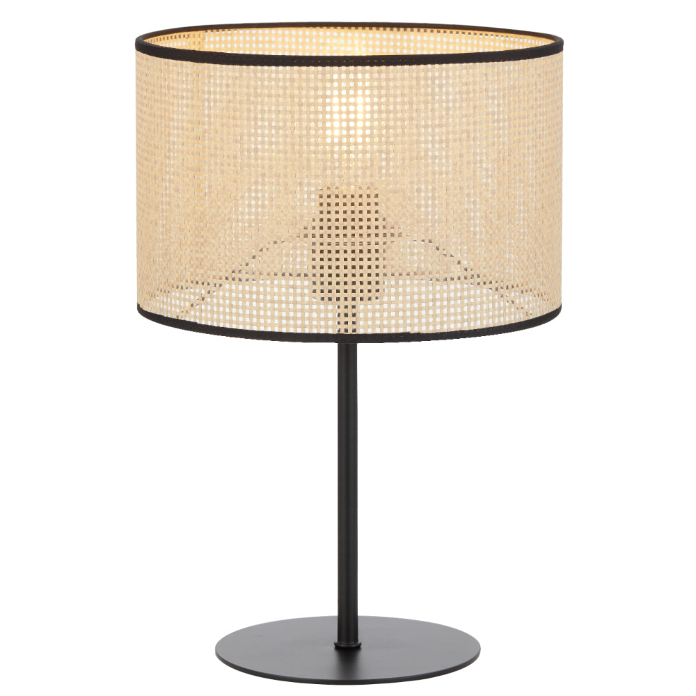 Velice Table Lamp Black & Natural - VELICE TL-BK