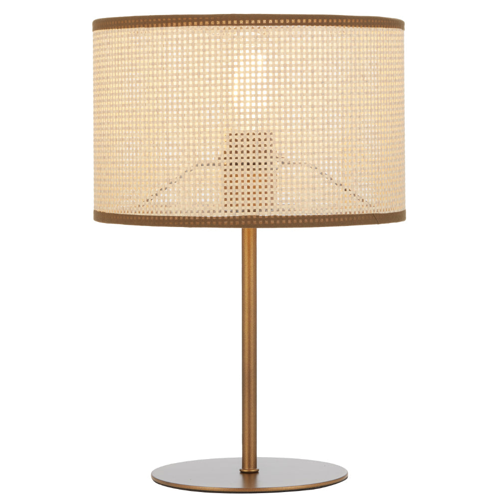 Velice Table Lamp Vintage Brass & Natural - VELICE TL-VB