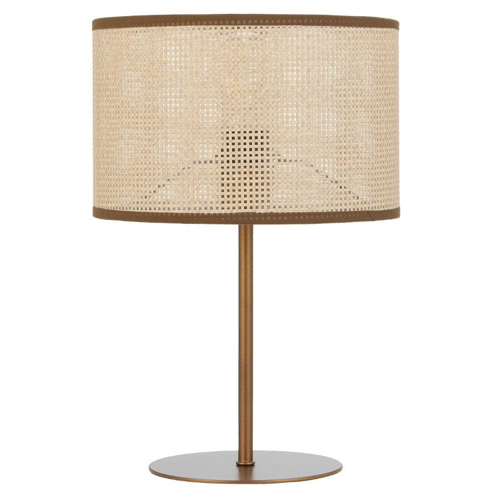 Velice Table Lamp Vintage Brass & Natural - VELICE TL-VB