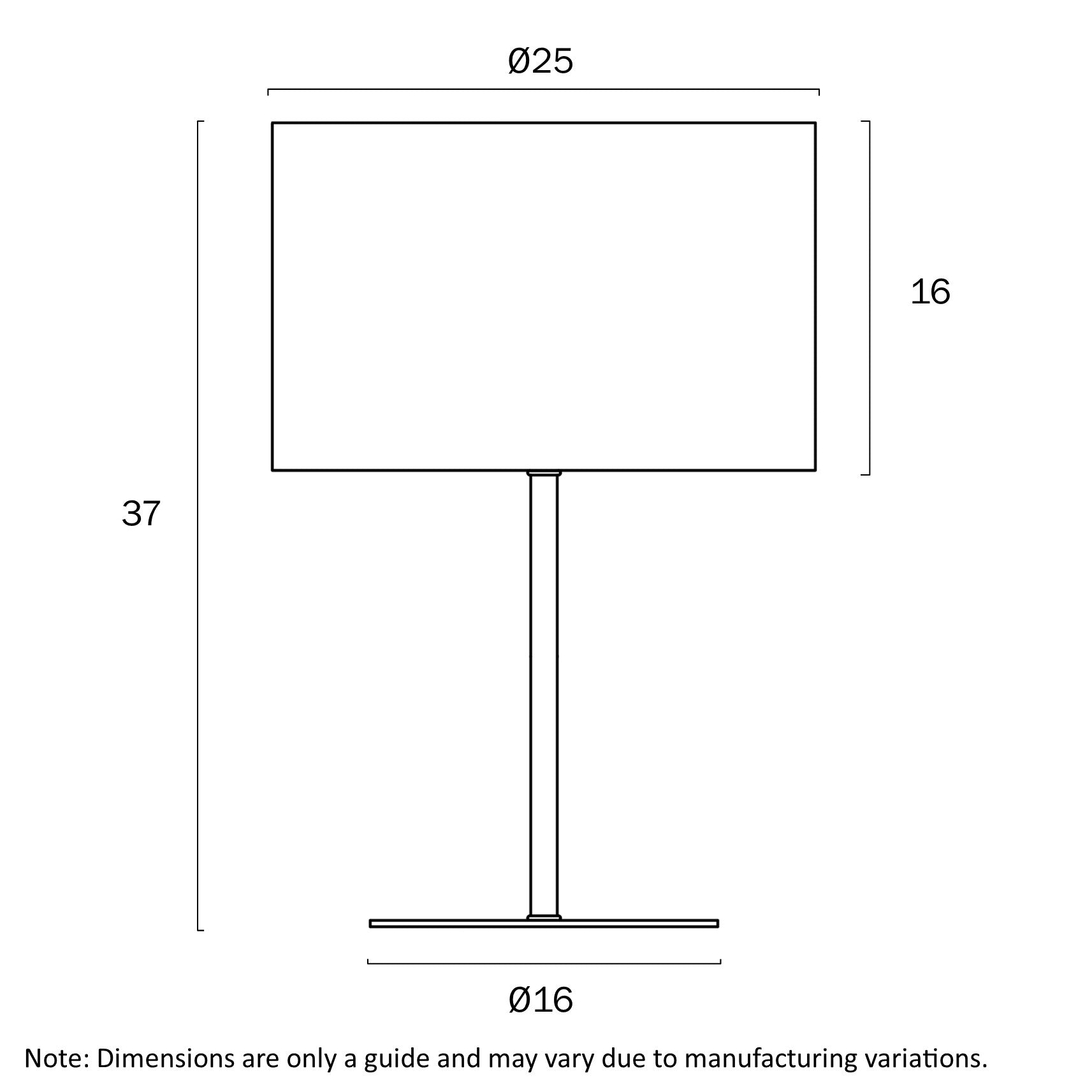 Velice Table Lamp Vintage Brass & Natural - VELICE TL-VB