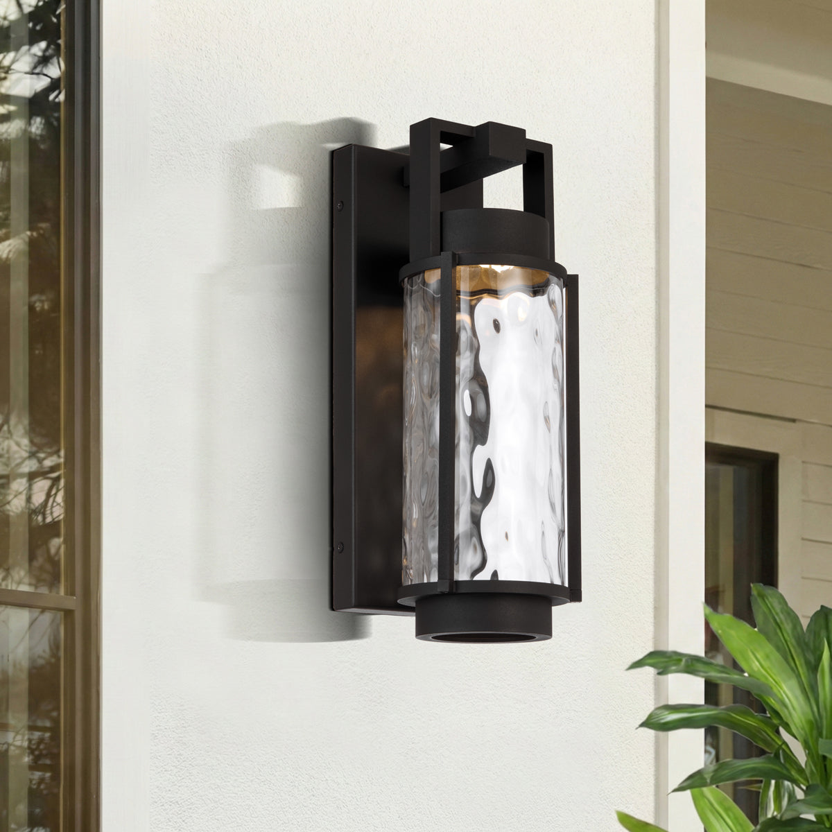 Vexor 430mm LED Exterior Wall Light 14W 3000K Black - VEXOR EX43-BK