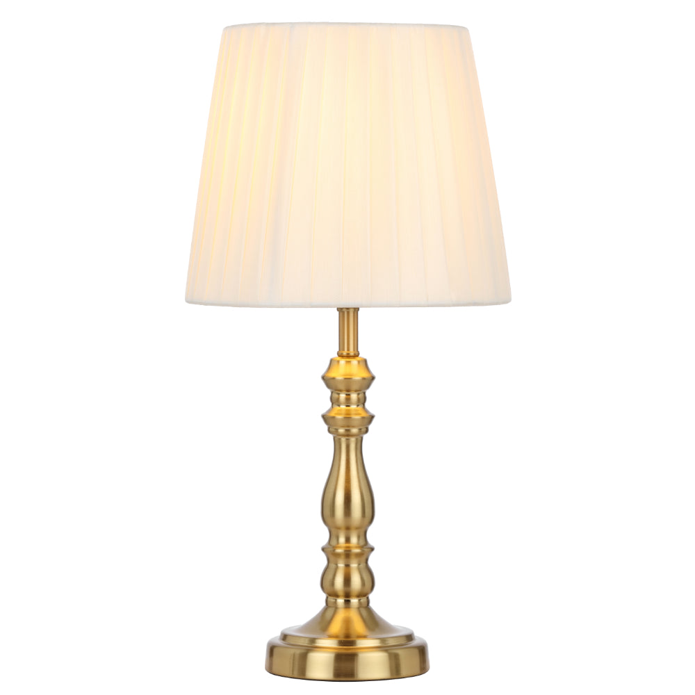 Vida Table Lamp Antique Gold / Ivory - VIDA TL-AGCRM