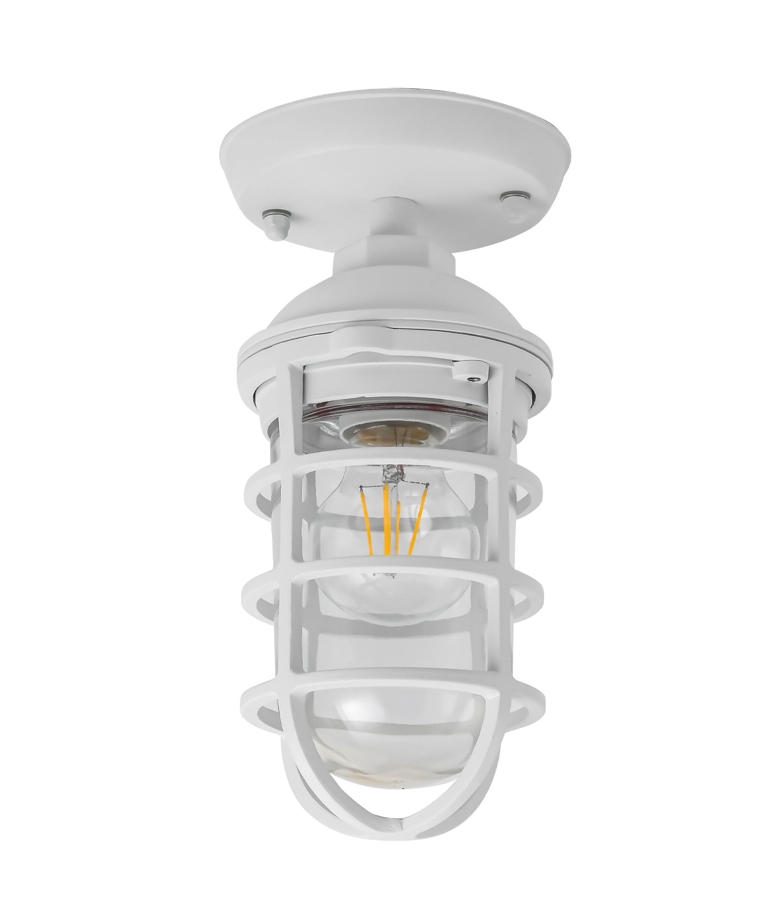 Villaku Aluminium Outdoor Close To Ceiling Light Matte White - VILLAKU2