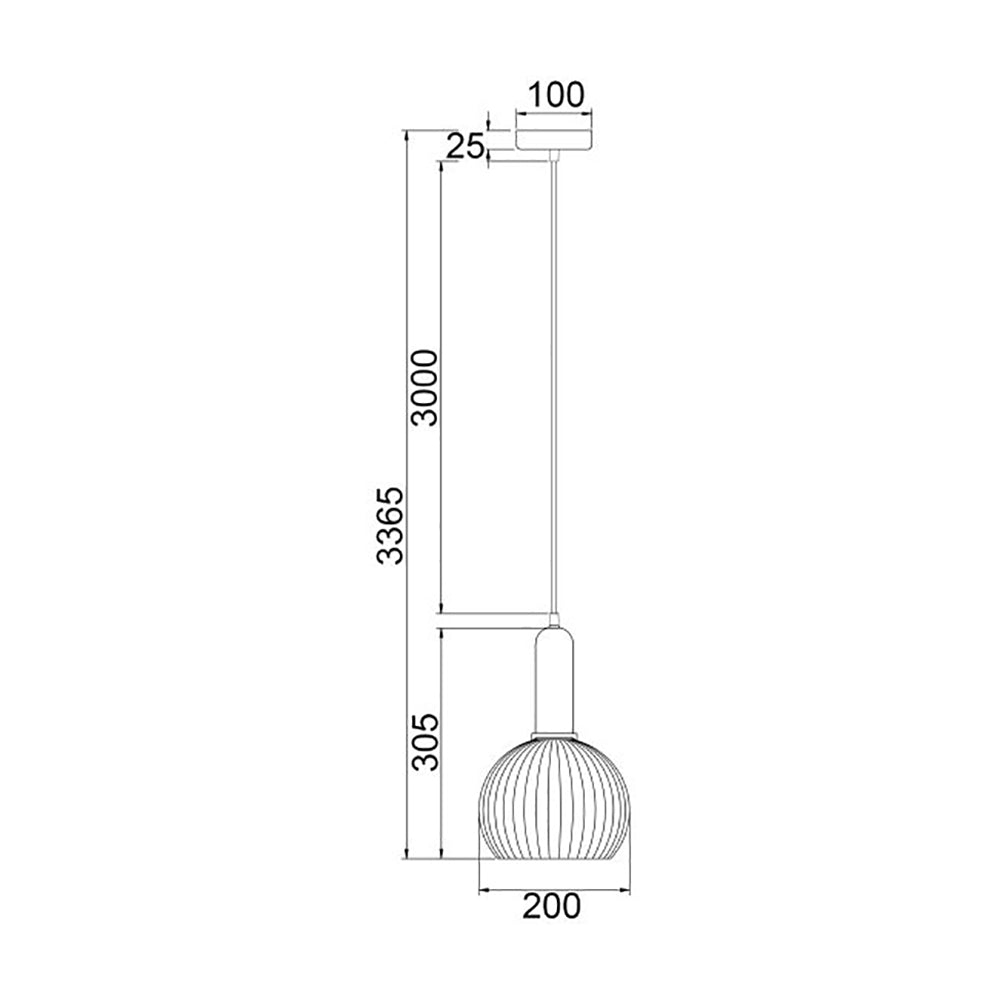 Buy Pendant Lights Australia Interior Wine Ribbed Glass 1 Light Pendant Green - VINTAJ2