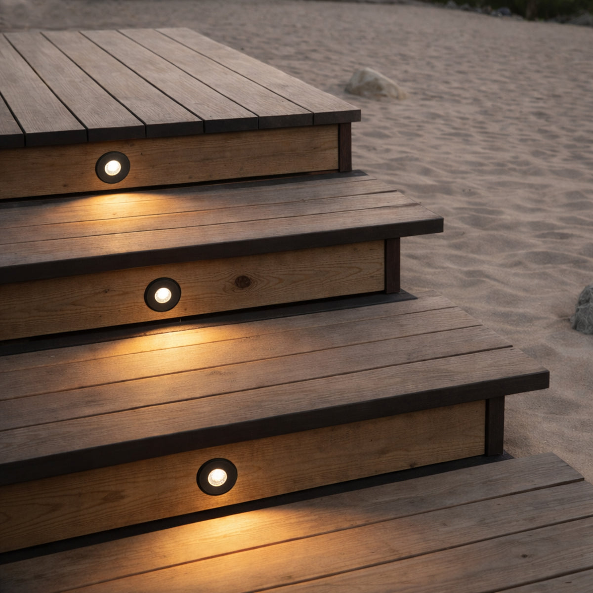 Volar LED Inground Light 24V 3W 3000K Black - VOLAR G3-BK324