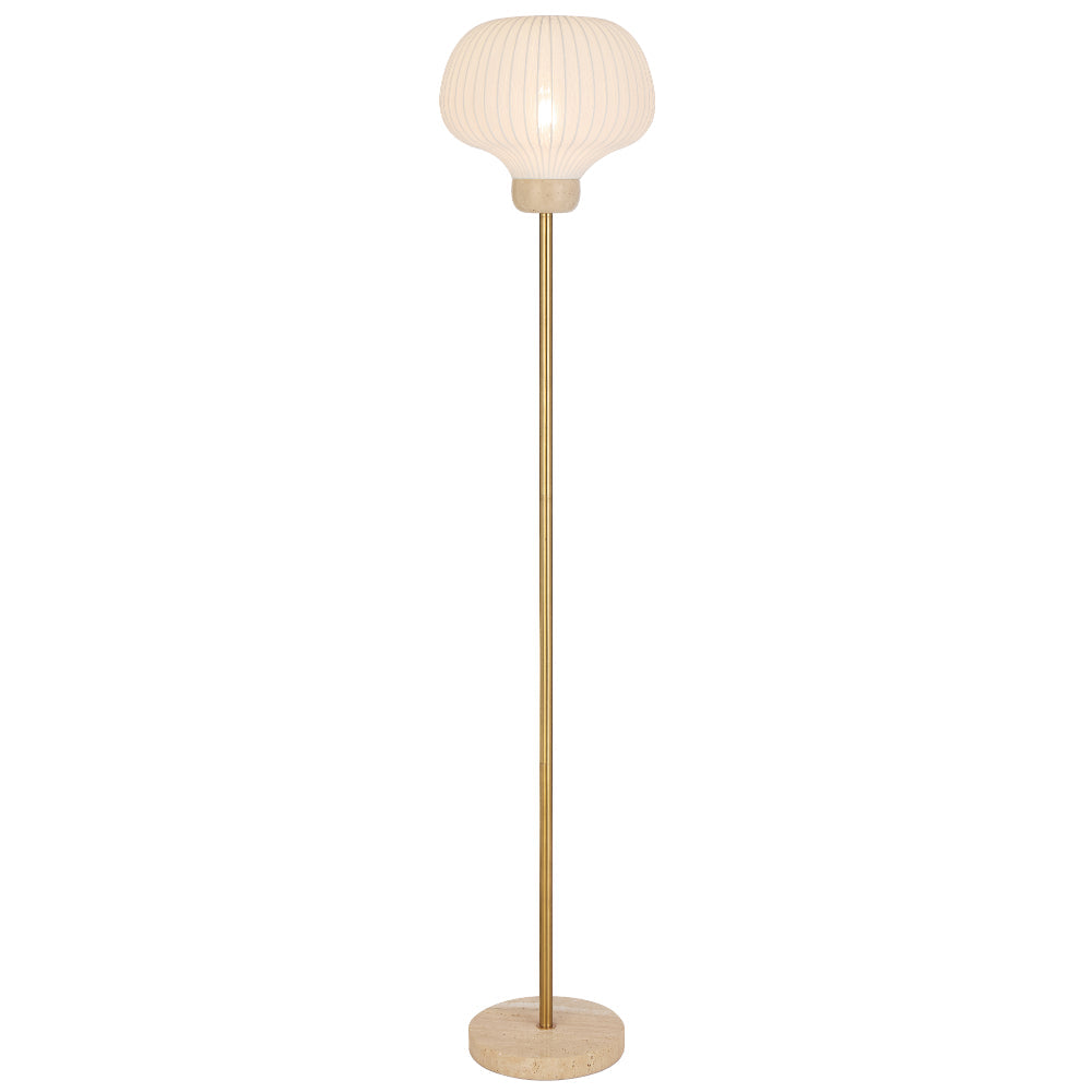 Vybor Floor Lamps Beige & Ivory - VYBOR FL-BEIV
