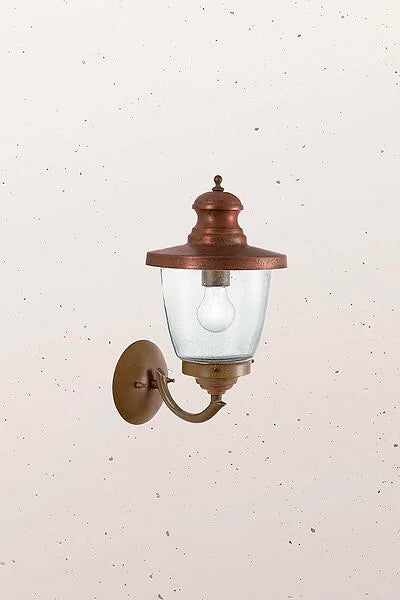 Venezia Upward Wall Light Antique Brass & Antique Copper - IL.248.05.ORT