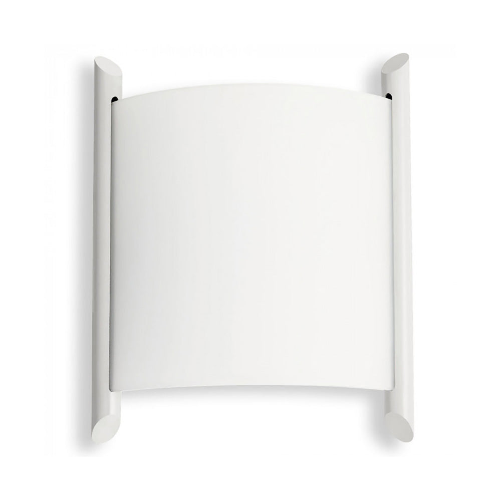 Nordica Wall Sconce White Glass 3000K - WL1273-WH