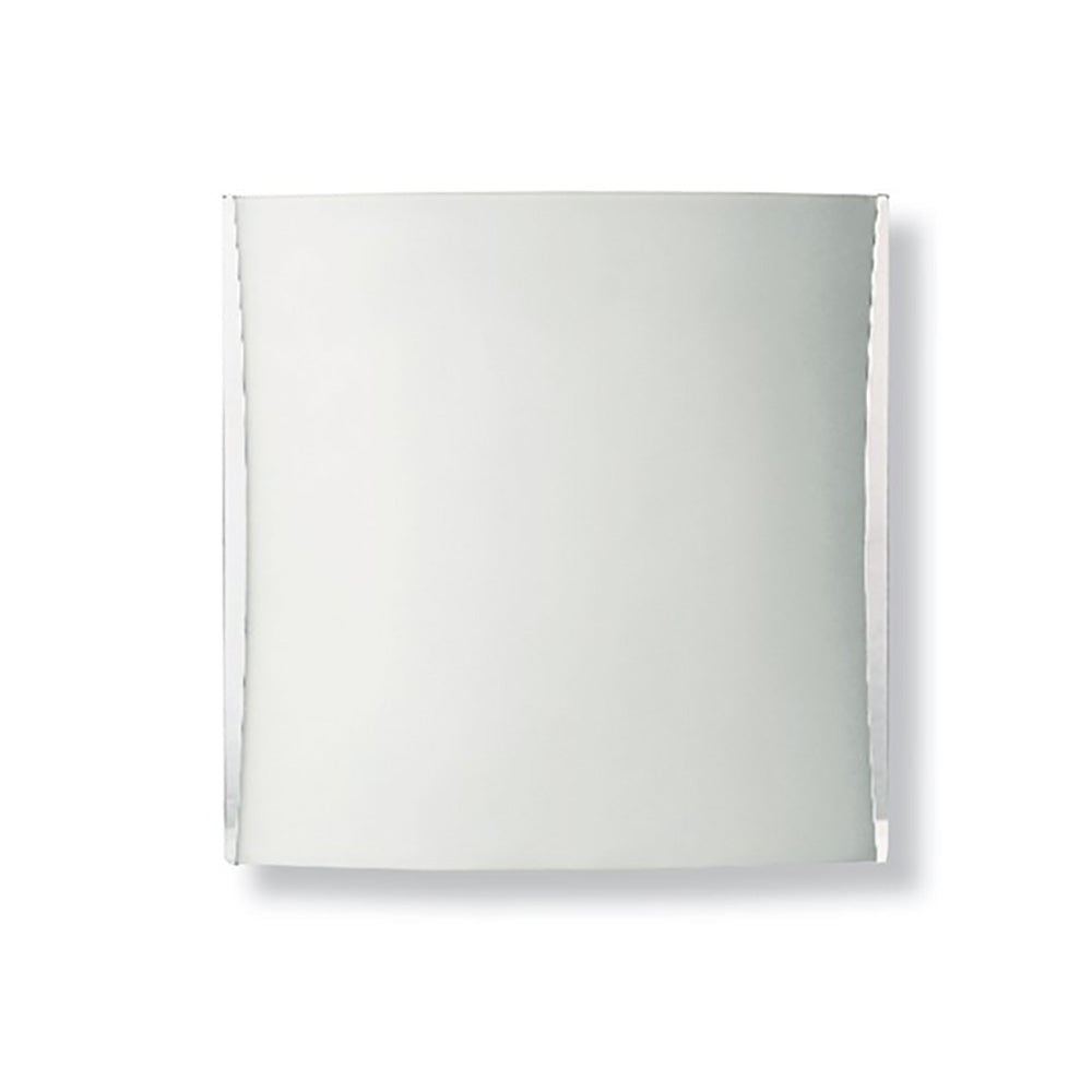 Square Wall Sconce White / Chrome Glass 3000K - WL2109-S