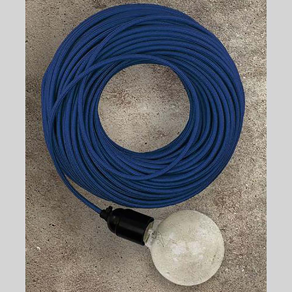 Electrical Cord Royal Blue Fabric - ZAF30225RB
