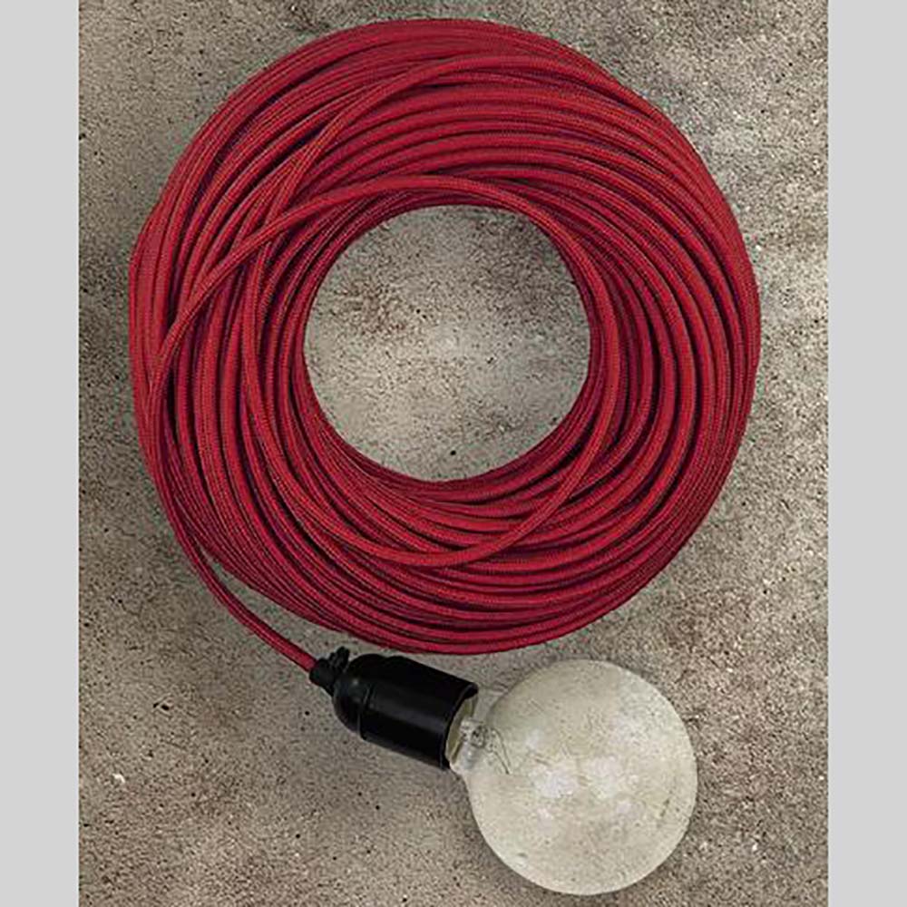 Electrical Cord Red Fabric - ZAF30225RD