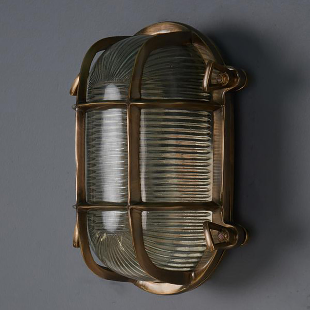 Bunker - Antique Brass - Wall Light Replacement Glass Component Only - ZAF31151