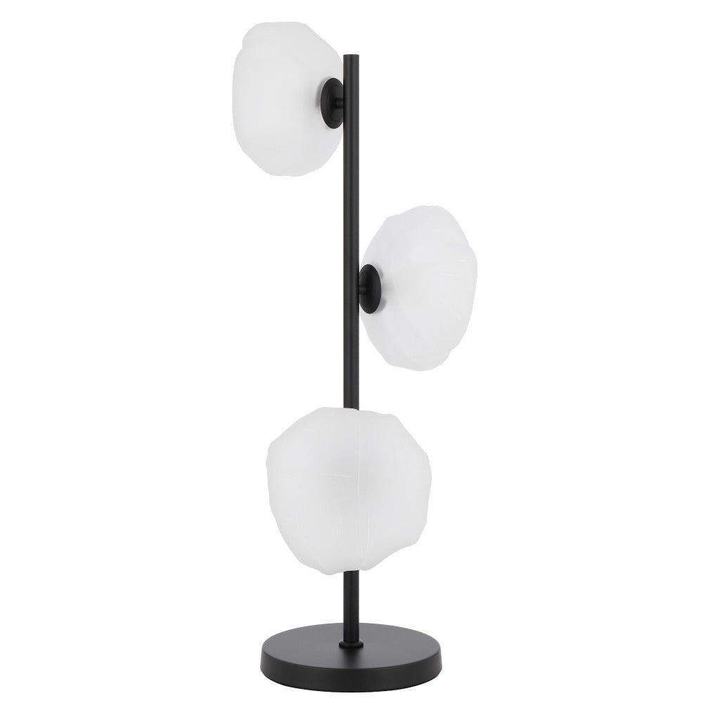 Buy Table Lamps Australia ZECCA 3 Lights Table Lamps Black / Frost - ZECCA TL3-BKFR