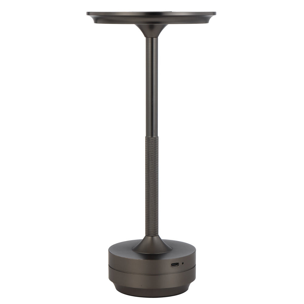 ZICO Rechargeable Table Lamp Gunmetal 3CCT - ZICO TL-GM