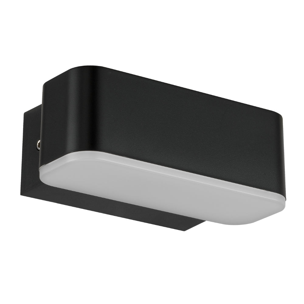 Ziron LED 100mm Wall Light 3W Tri Colour Black - ZIRON EX10-BK