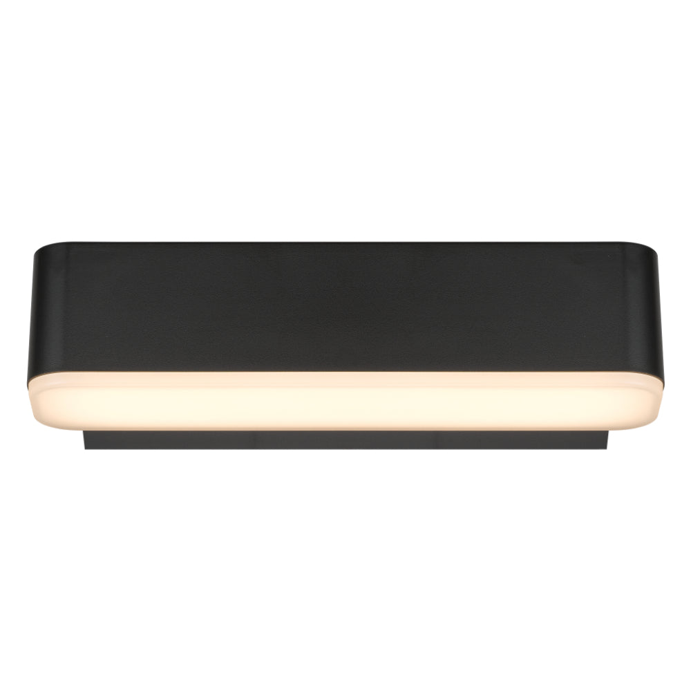 Ziron LED 180mm Wall Light 5W Tri Colour Black - ZIRON EX18-BK
