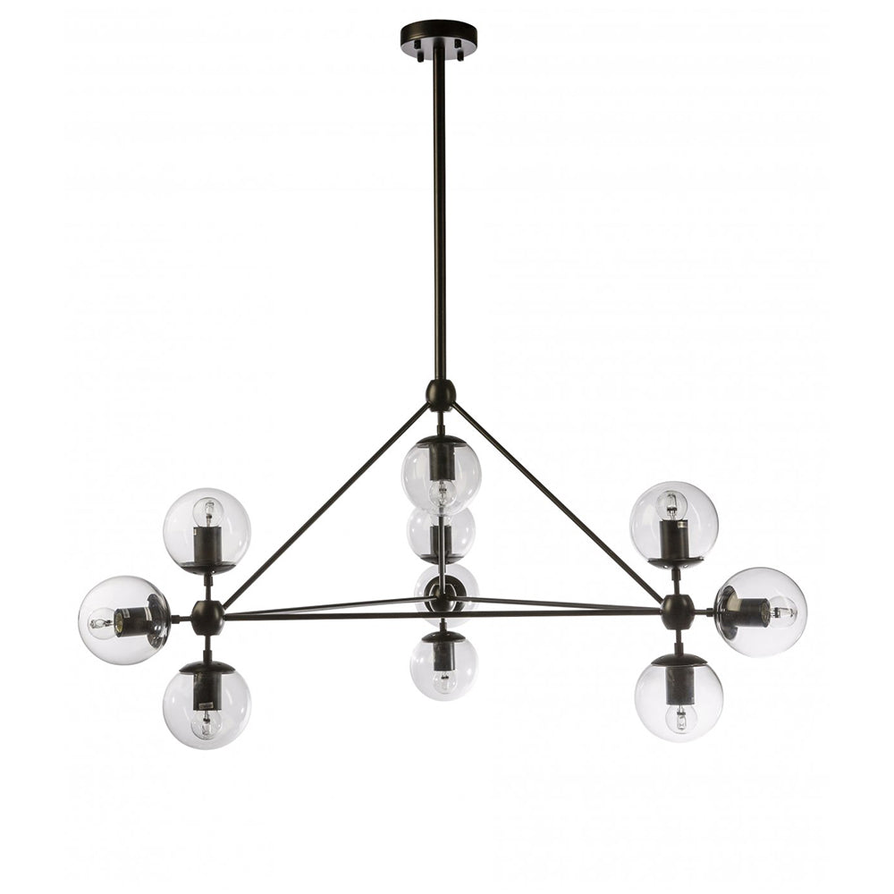 Buy Pendant Lights Australia Fiorentino Lighting - KLESH 10 Light Pendant Black