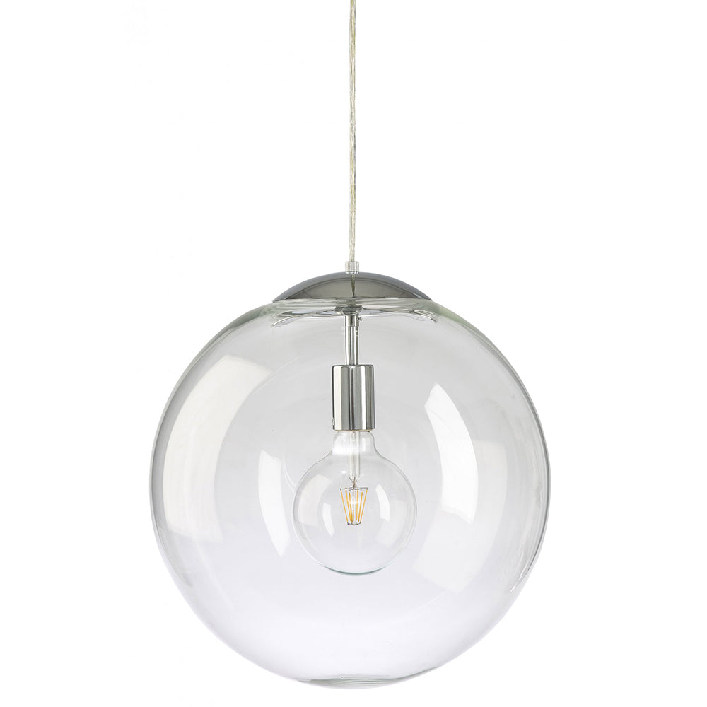 Buy Pendant Lights Australia Fiorentino Lighting - NOCATI 1 Light Pendant 250mm Chrome