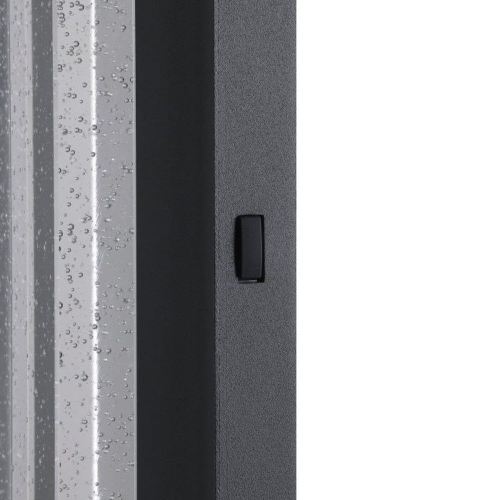 VILLAGRAZIA Exterior Wall 2 Lights H900mm Black Aluminium 3CCT - 205926