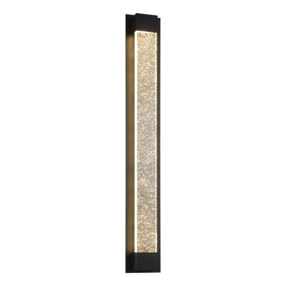 Buy Exterior Wall Lights Australia VILLAGRAZIA Exterior Wall 2 Lights H900mm Black Aluminium 3CCT - 205926