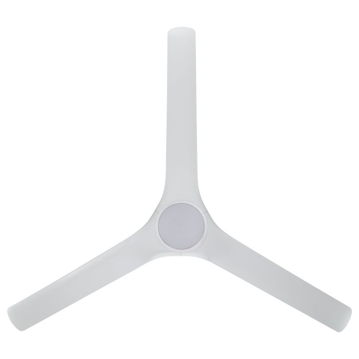 Tahiti DC Ceiling Fan with LED Light 72" 55W 3CCT Matt White - 20802101