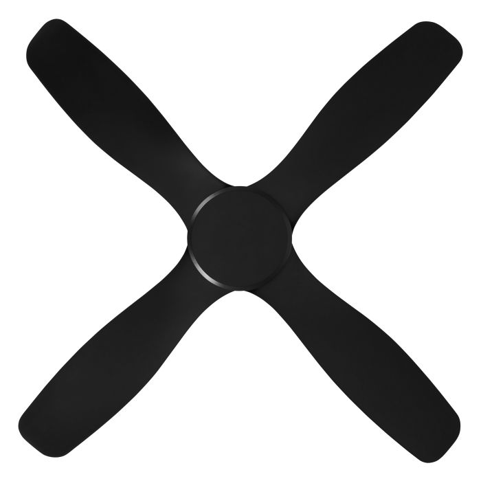 Aruba DC Ceiling Fan 52" With Remote Matte Black - 20663402
