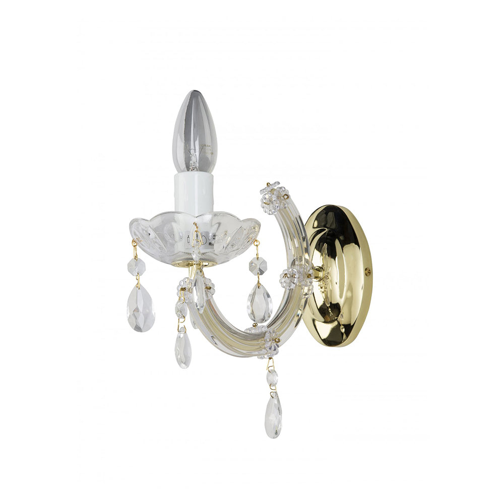 Fiorentino Lighting - C-MAR 1 Light Wall Light Gold