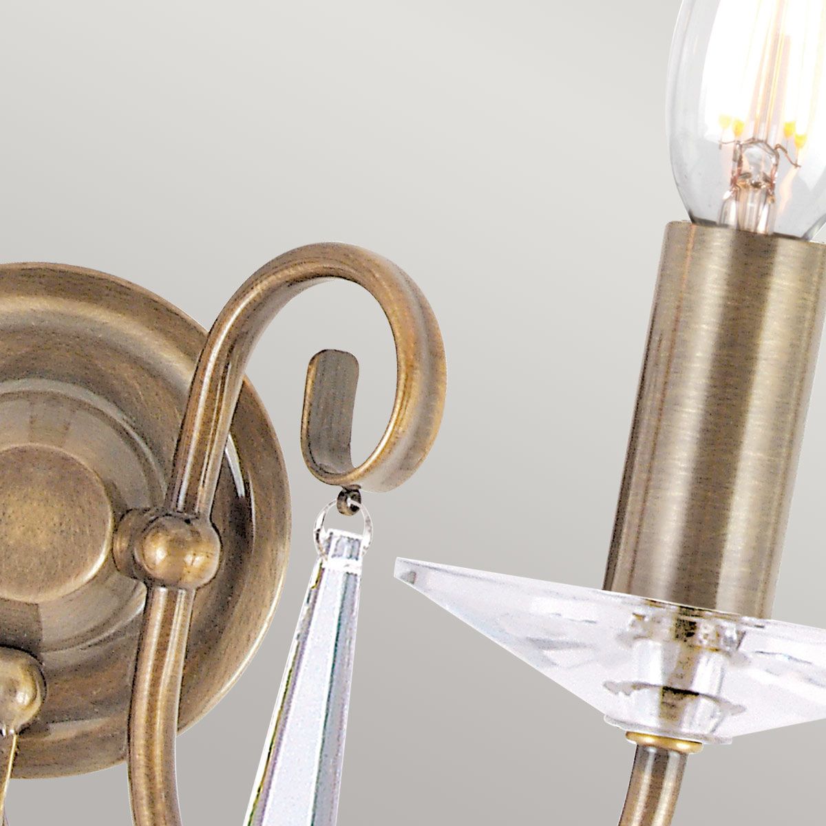 Aegean 2 Light Wall Light Aged Brass - AG2-AGED-BRASS