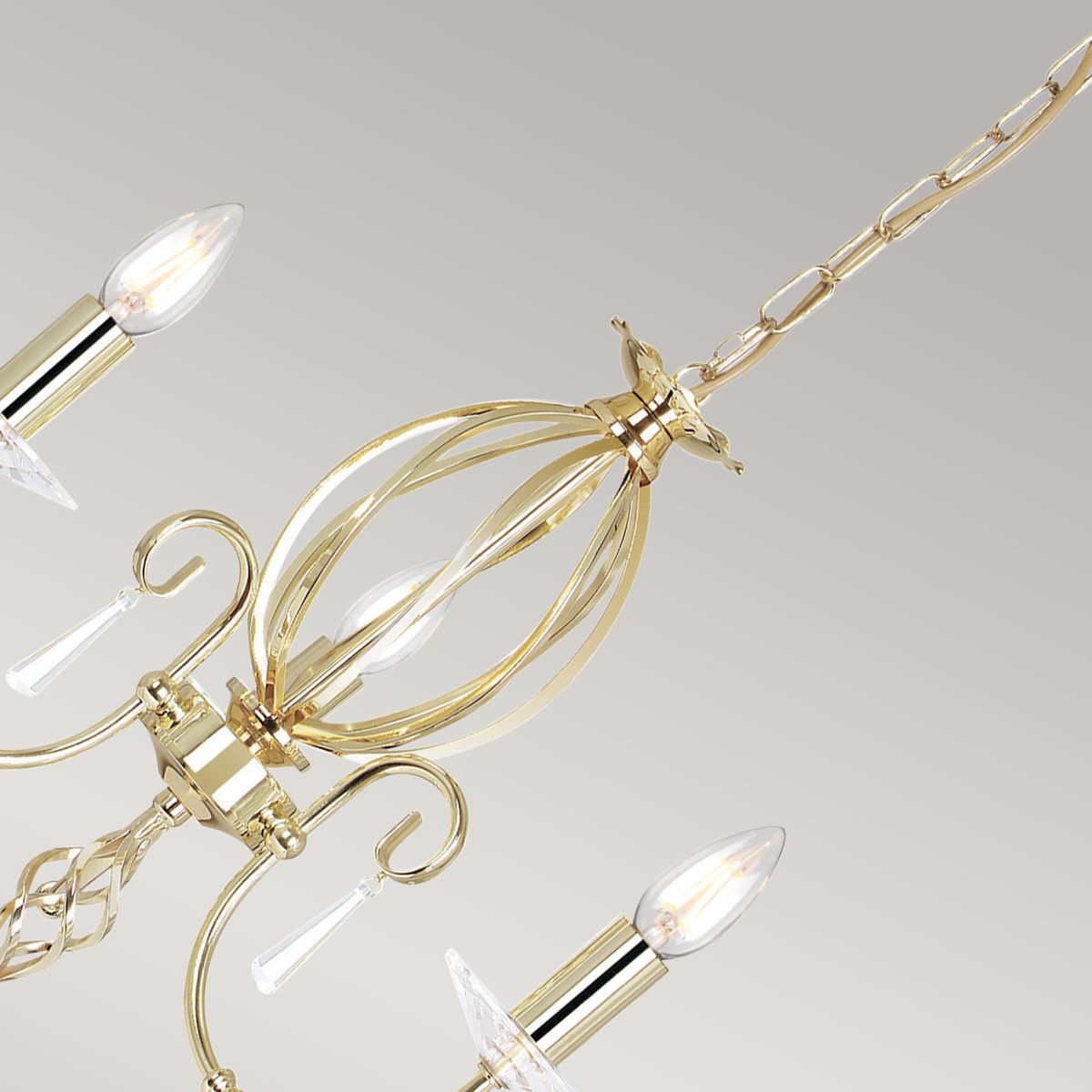 Aegean 3 Light Pendant Polished Brass - AG3-POL-BRASS