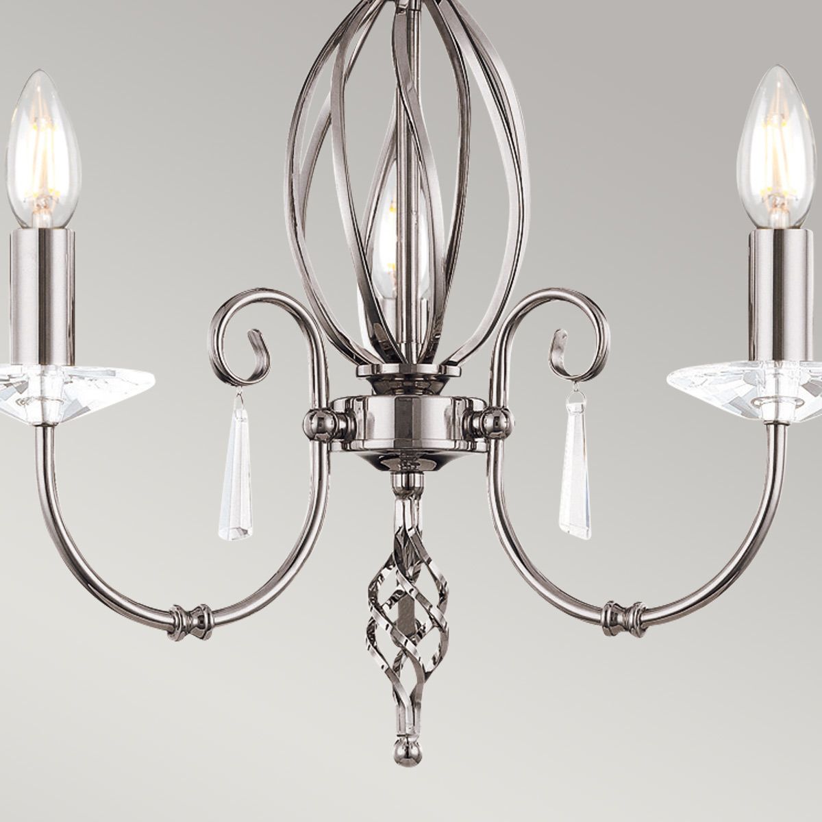 Aegean 3 Light Pendant Polished Nickel - AG3-POL-NICKEL