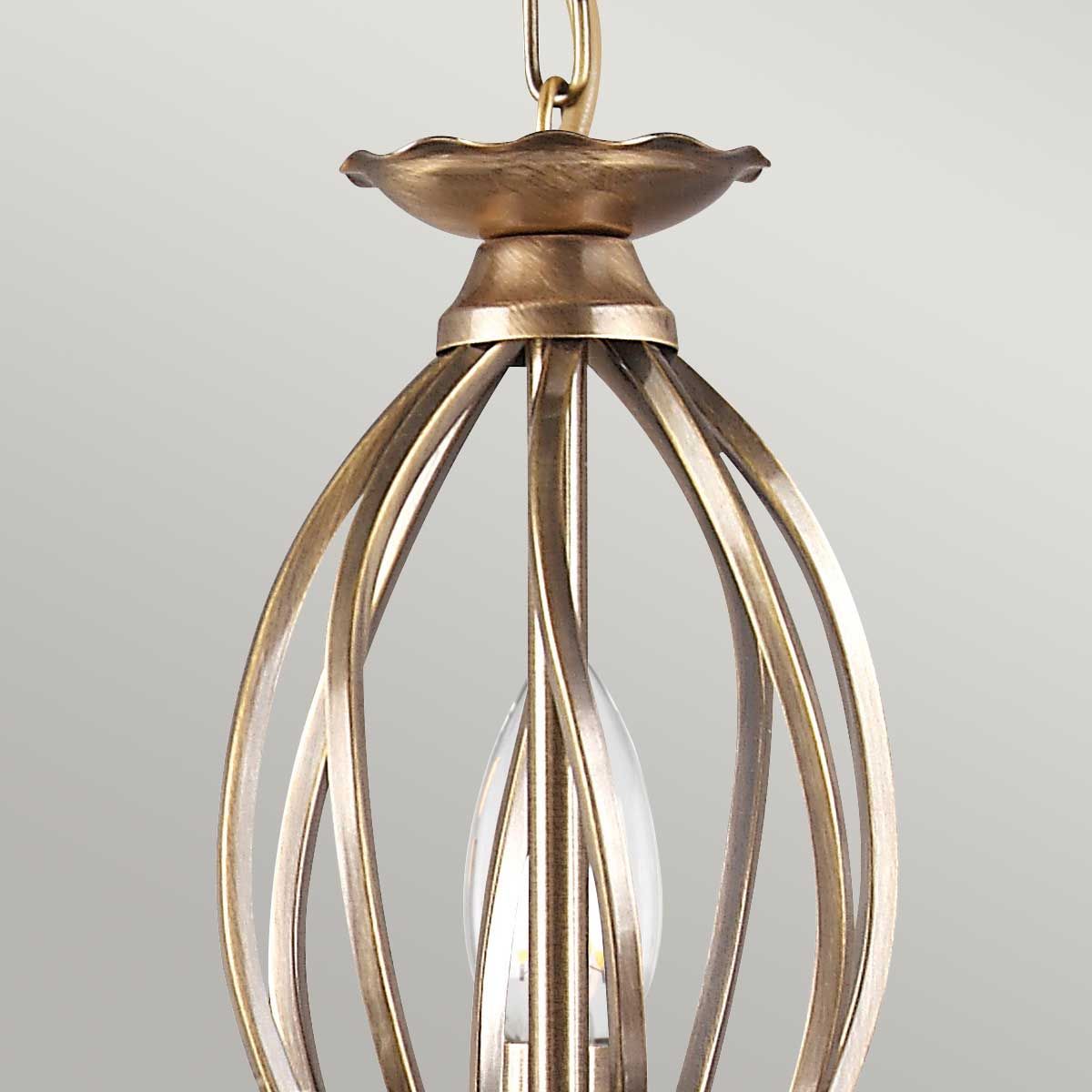 Aegean 5 Light Pendant Aged Brass - AG5-AGED-BRASS