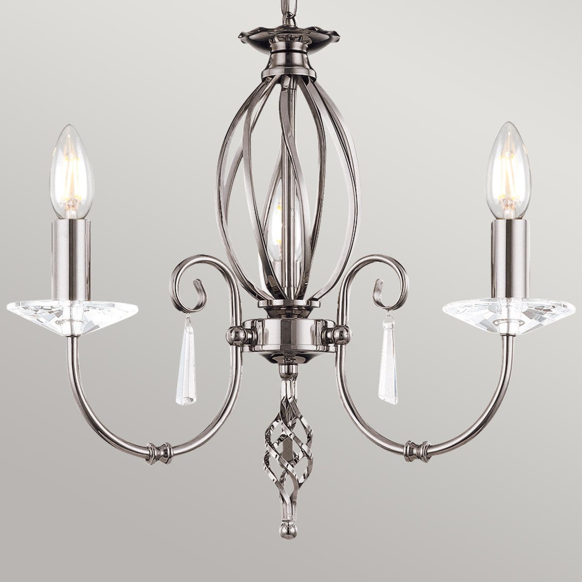 Aegean 5 Light Pendant Polished Nickel - AG5-POL-NICKEL