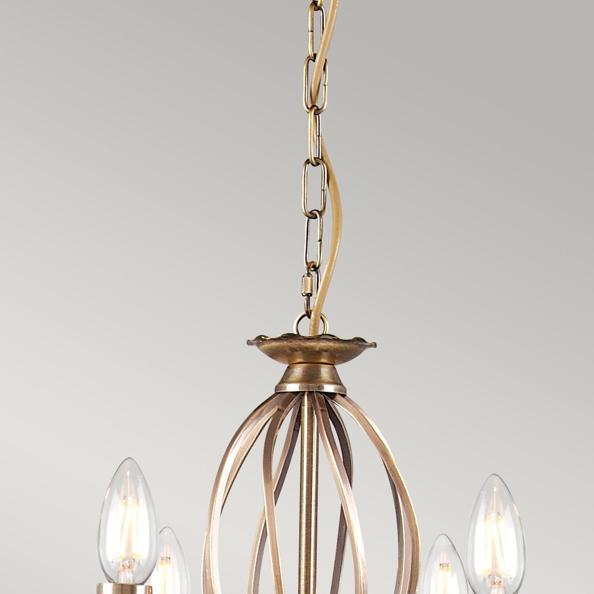 Aegean 8 Light Pendant Aged Brass - AG8-AGED-BRASS