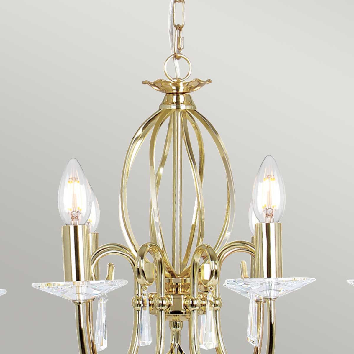 Aegean 8 Light Pendant Polished Brass - AG8-POL-BRASS