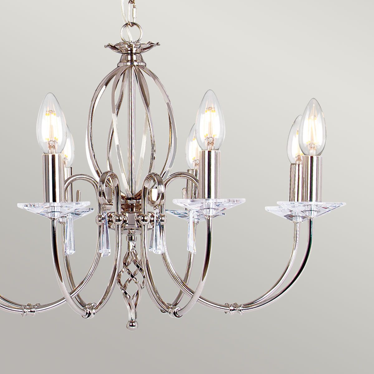 Aegean 8 Light Pendant Polished Nickel - AG8-POL-NICKEL