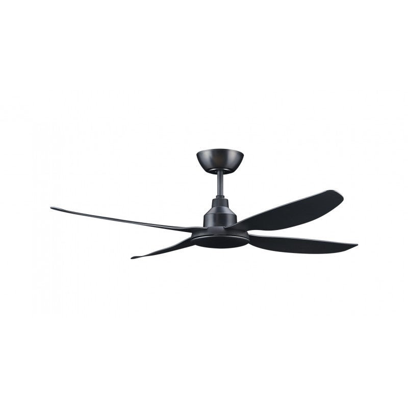 Alaska DC Ceiling Fan 52" Black With Remote - ALA1304BL