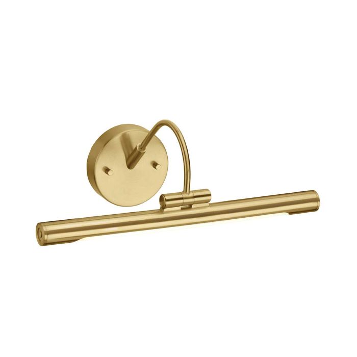 Alton Small LED Picture Light Brushed Brass - ALTON-PL-S-BB