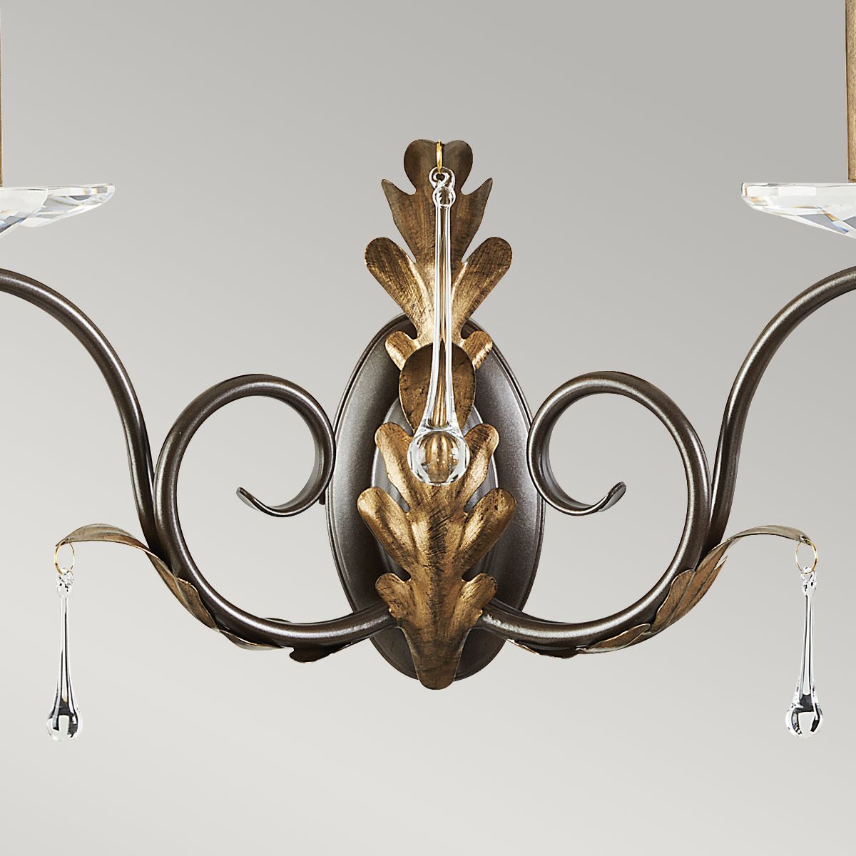 Amarilli 2 Light Wall Light Bronze & Gold - AML2-BRONZE