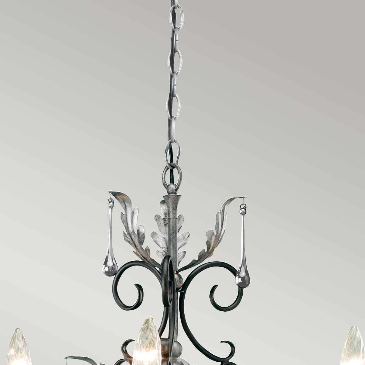 Amarilli 3 Light Pendant Black & Silver - AML3-BLK-SILVER