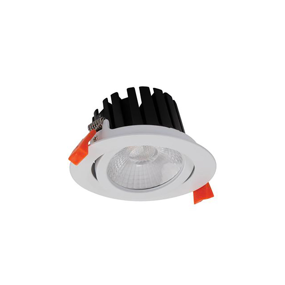 Buy Recessed LED Downlights Australia Aqua Recessed LED Tilt Downlight 13W White Aluminium 5700K - 21330