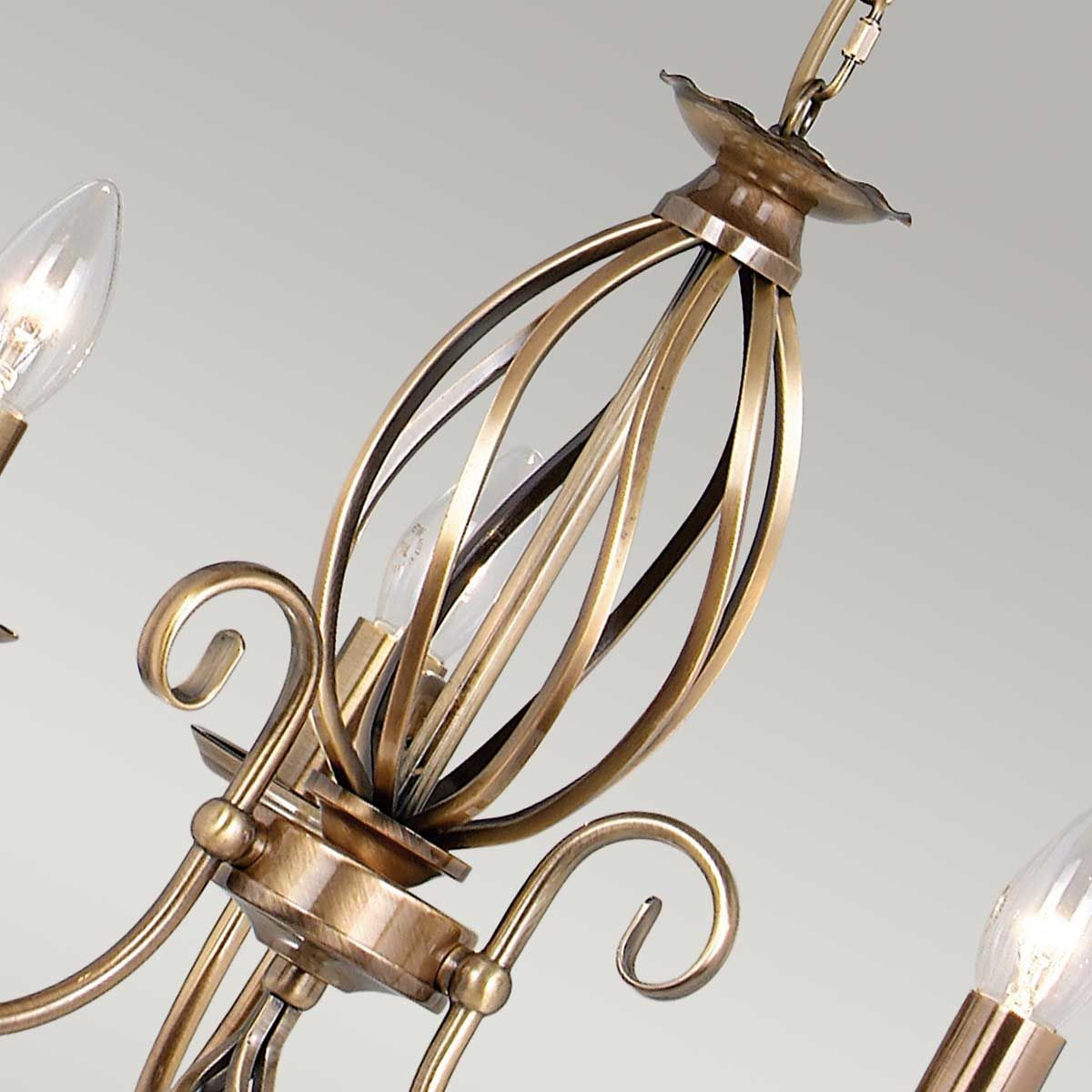 Aries 3 Light Pendant Aged Brass - ART3-AGD-BRASS