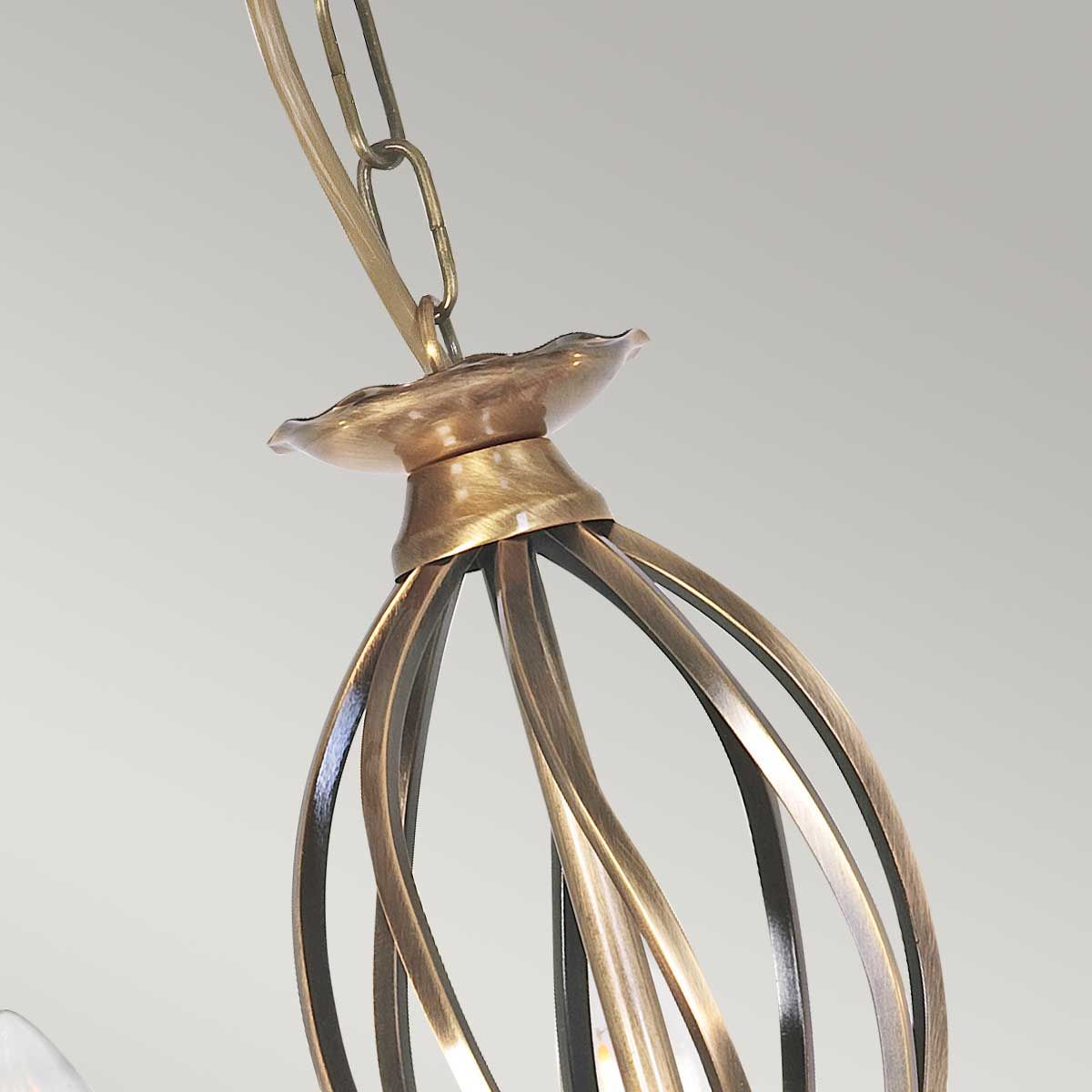 Aries 5 Light Pendant Aged Brass - ART5-AGD-BRASS