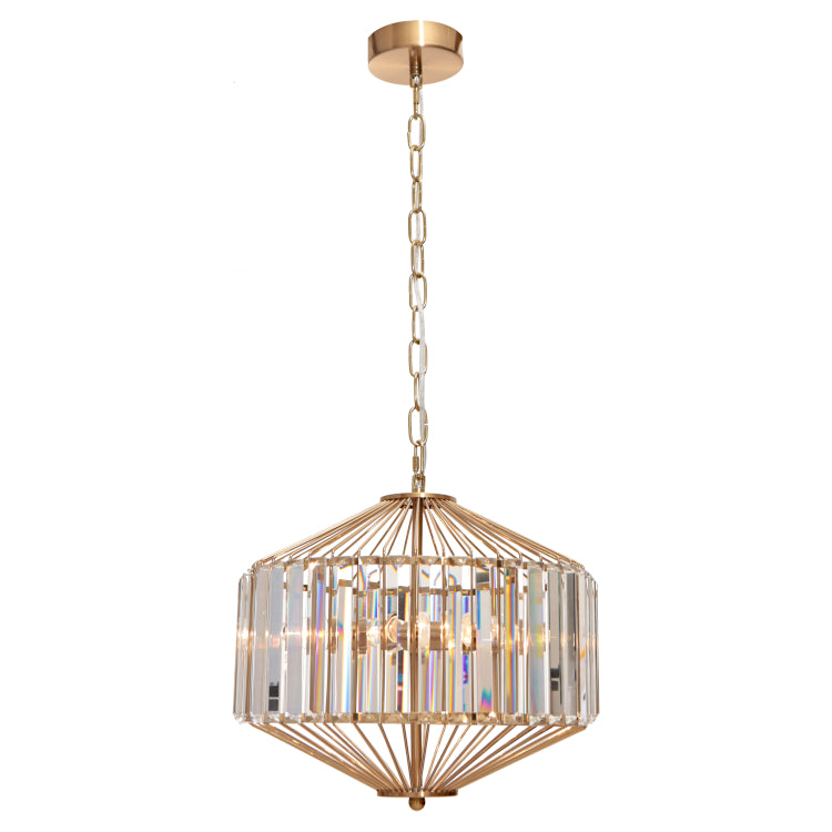 Arzano 3 Light Pendant Light Gold - ARZA3PGLD