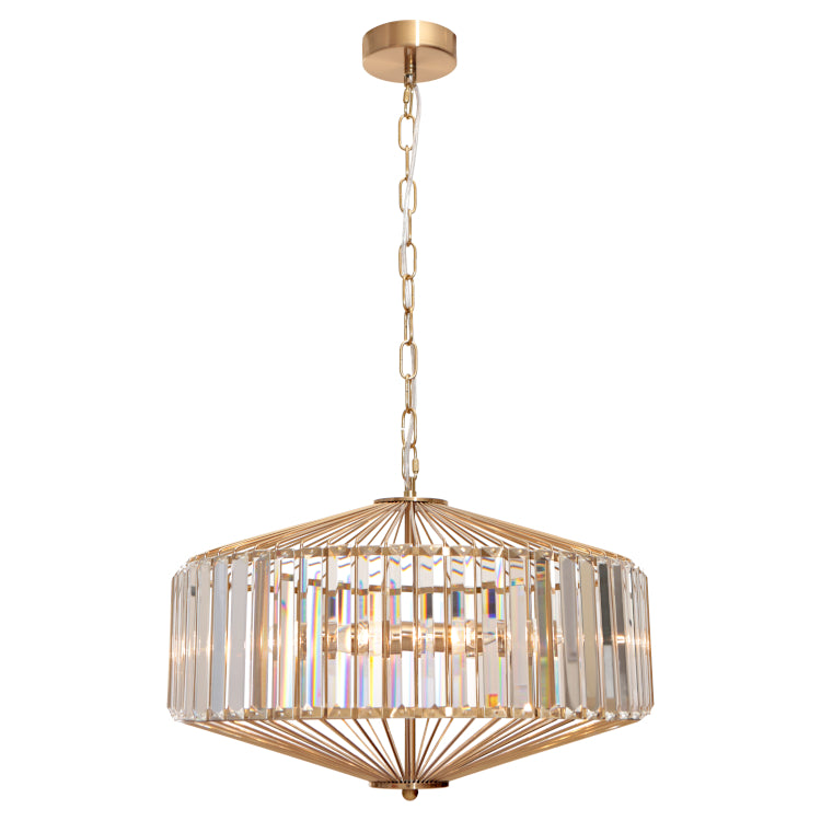 Arzano 5 Light Pendant Light Gold - ARZA5PGLD
